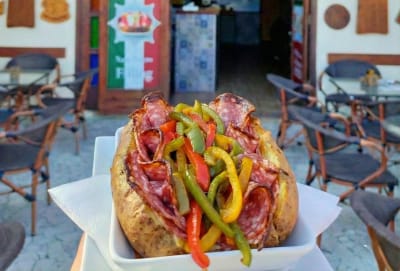 Salami potato